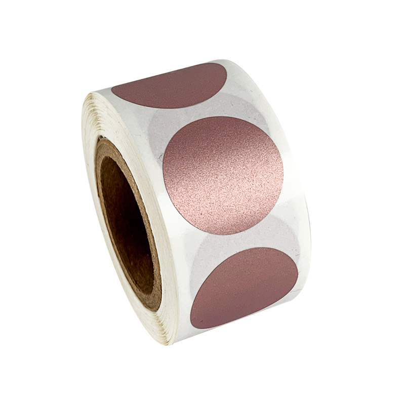 Label Printer Tape - 50-300pcs Round Rose Gold Scratch-Off Stickers