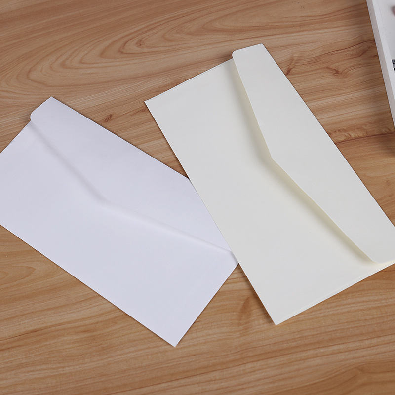 Letter Envelope Kraft - 10 Pcs Classical Paper Envelopes White