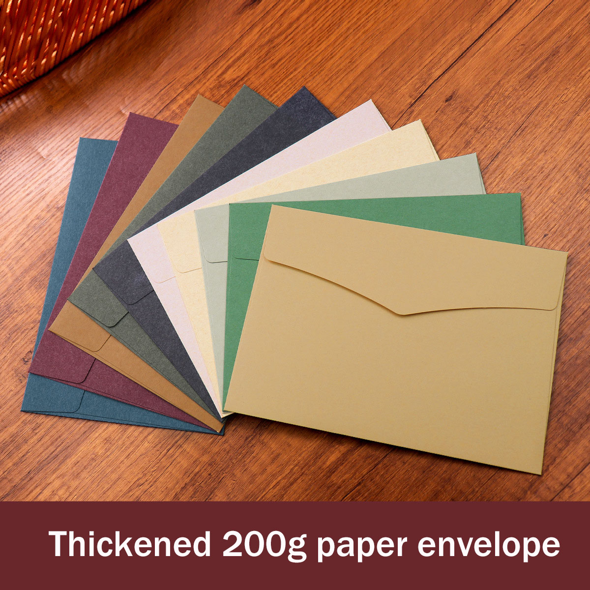 Letter Envelope Kraft - 50pcs/lot 23x16.2cm Envelope High-grade 200g Kraft