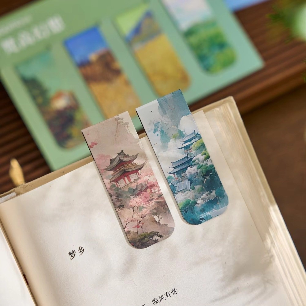 Retro Magnetic Bookmarks Set A - Paperclip Magnetic Set 评论和价格