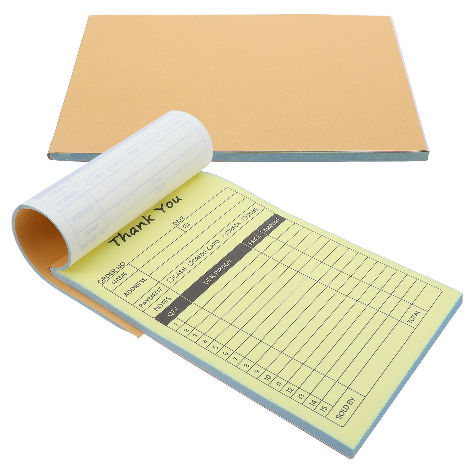 2Pcs Carbon Copy Receipt Book  - Carbon Copy Book 评论和价格