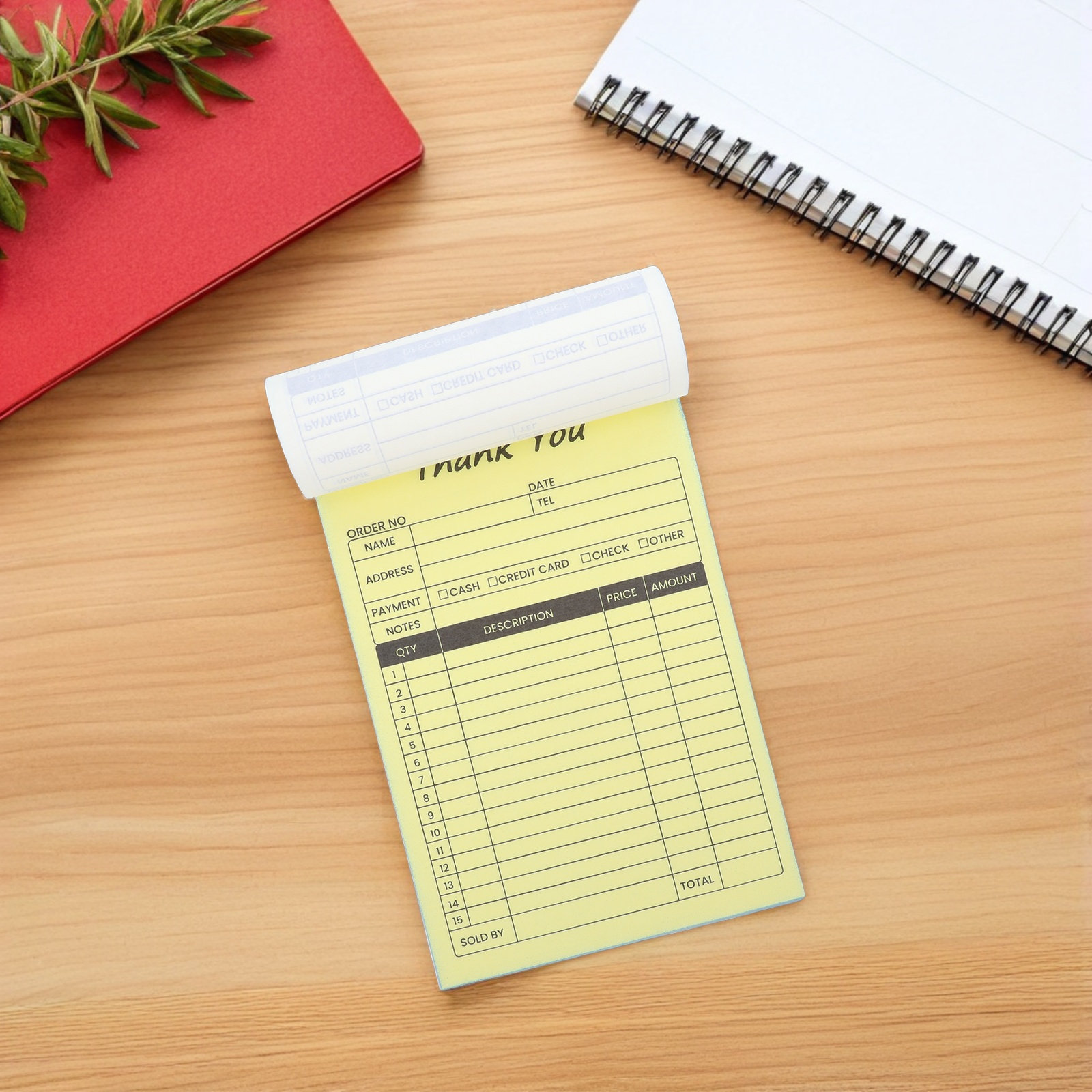 2Pcs Carbon Copy Receipt Book  - Carbon Copy Book 评论和价格