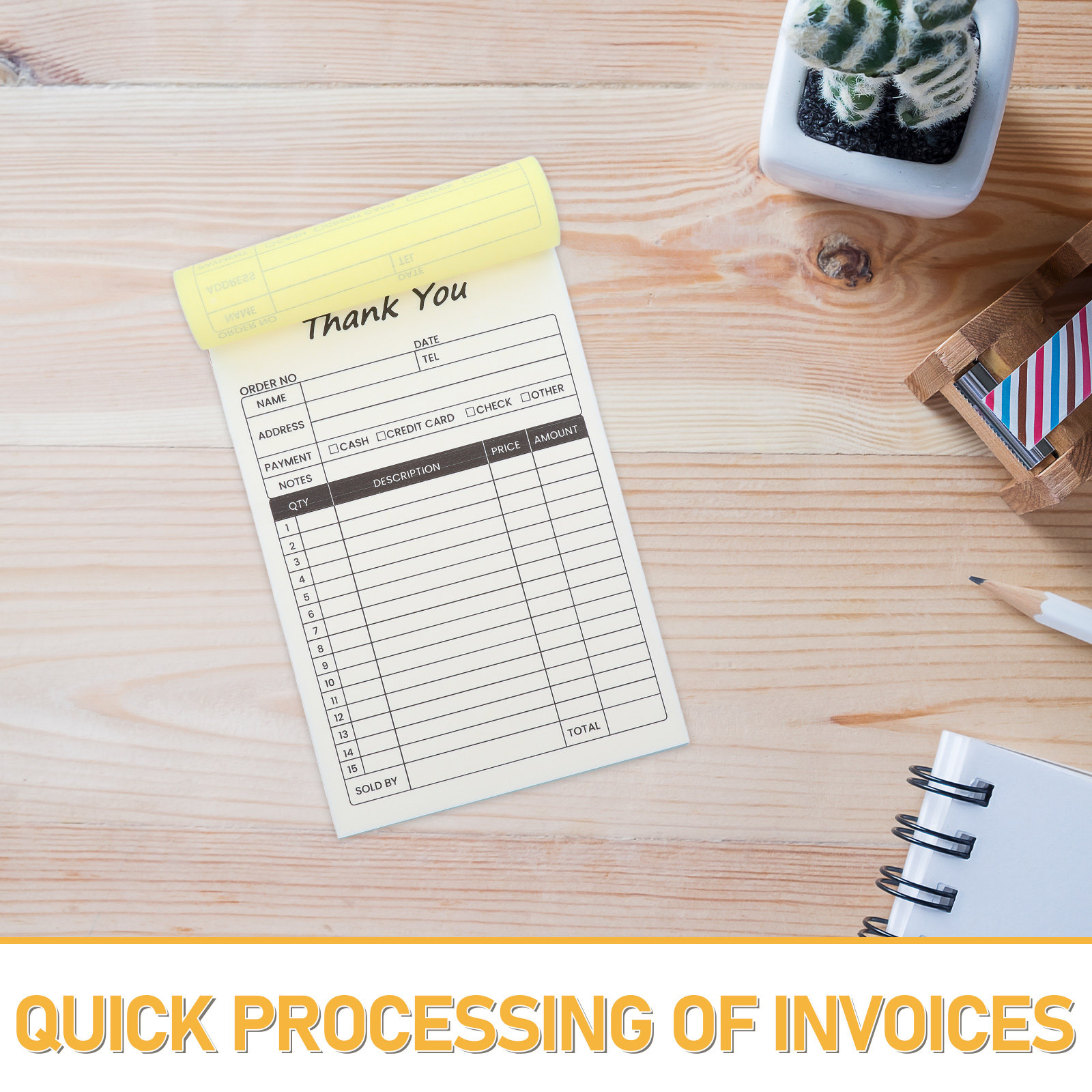 2Pcs Carbon Copy Receipt Book  - Carbon Copy Book 评论和价格