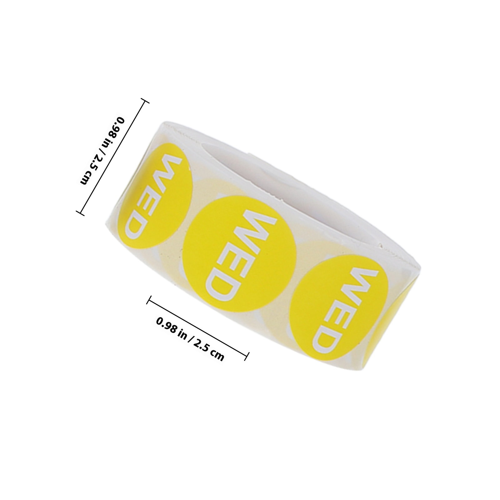 7 Rolls Date Marking Stickers  - Sticker Label Roll 评论和价格