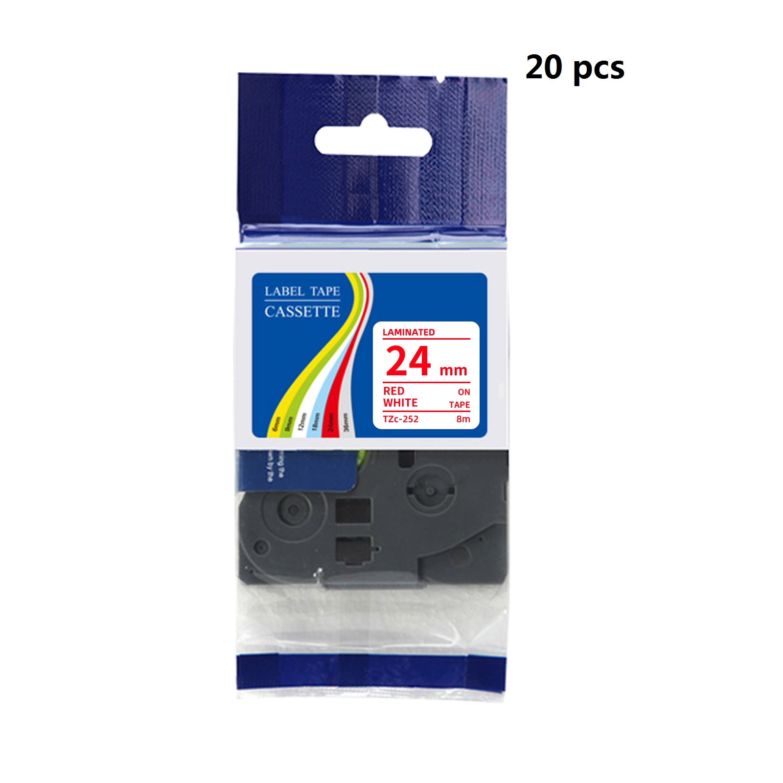 20 pcs pack Compatible Brother - Label Printer Tape 评论和价格
