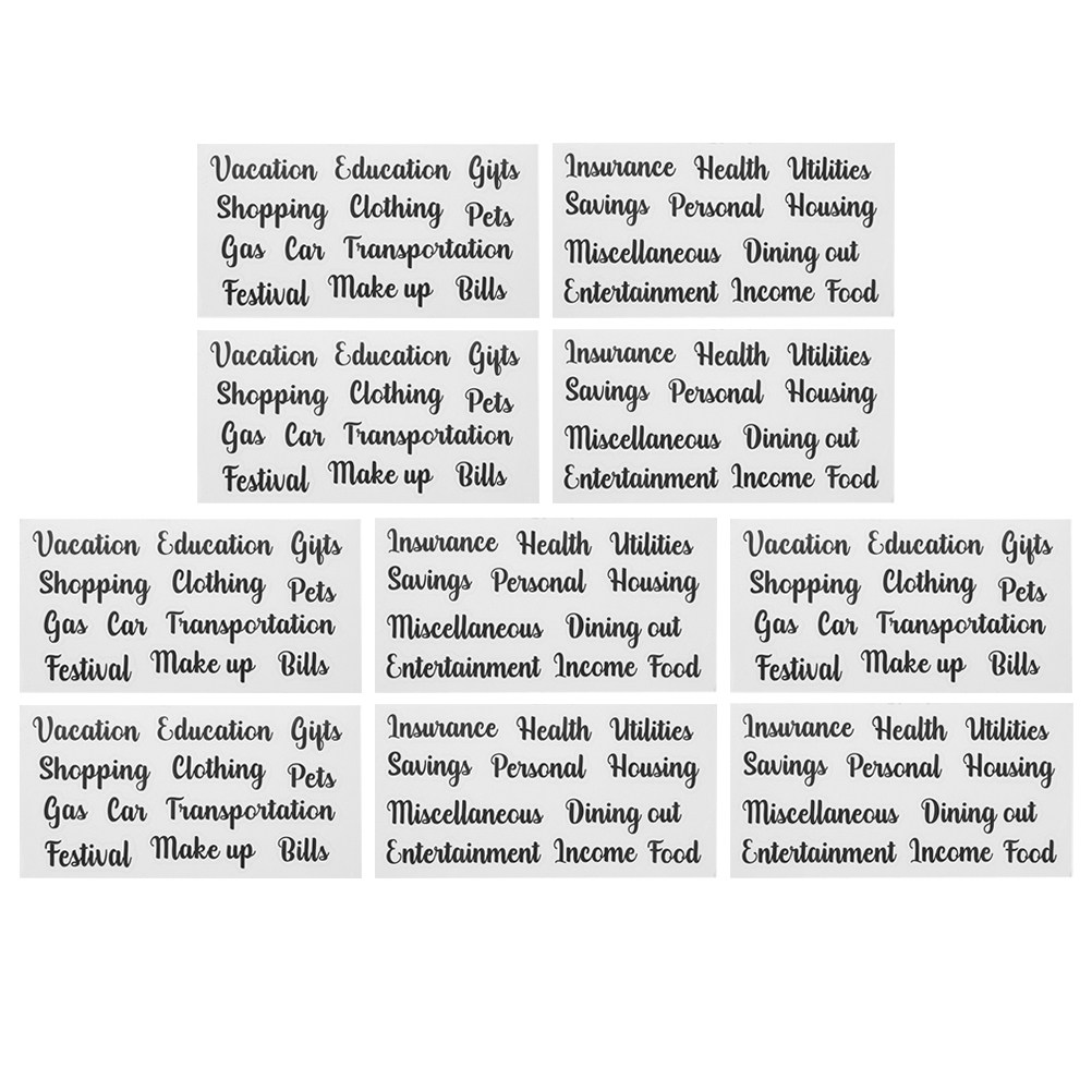5Sets Letter Label Stickers Mu - Letter Envelope Kraft 评论和价格
