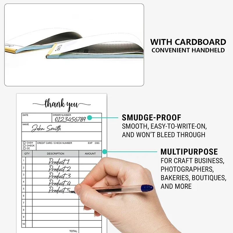 Business Sales Invoice Receipt - Carbon Copy Book 评论和价格