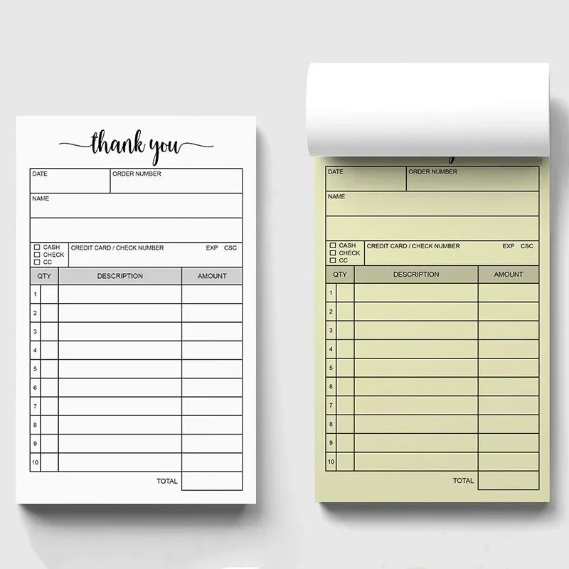 Business Sales Invoice Receipt - Carbon Copy Book 评论和价格