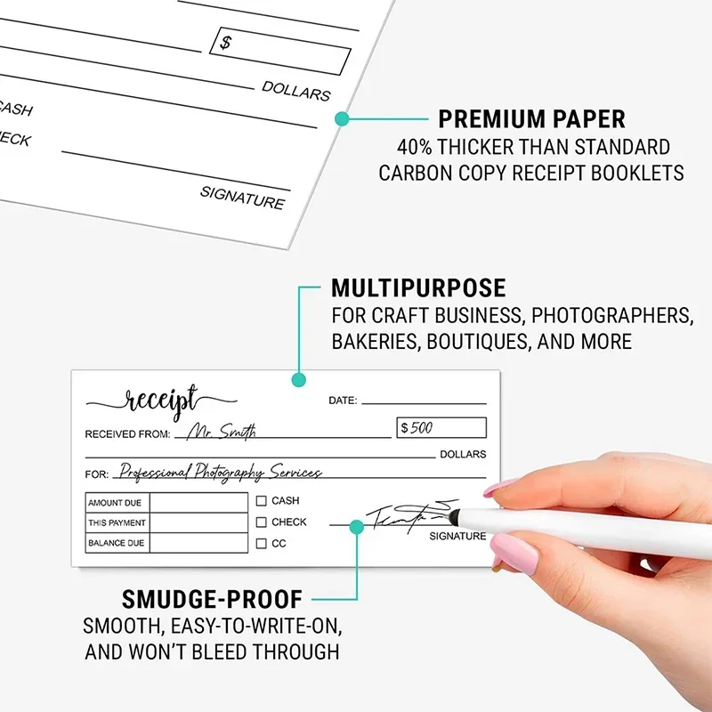 Business Sales Invoice Receipt - Carbon Copy Book 评论和价格