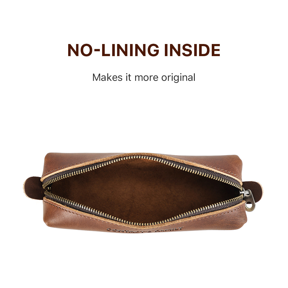 Retro Leather Pencil Case High - Stationery Supplies Business 评论和价格