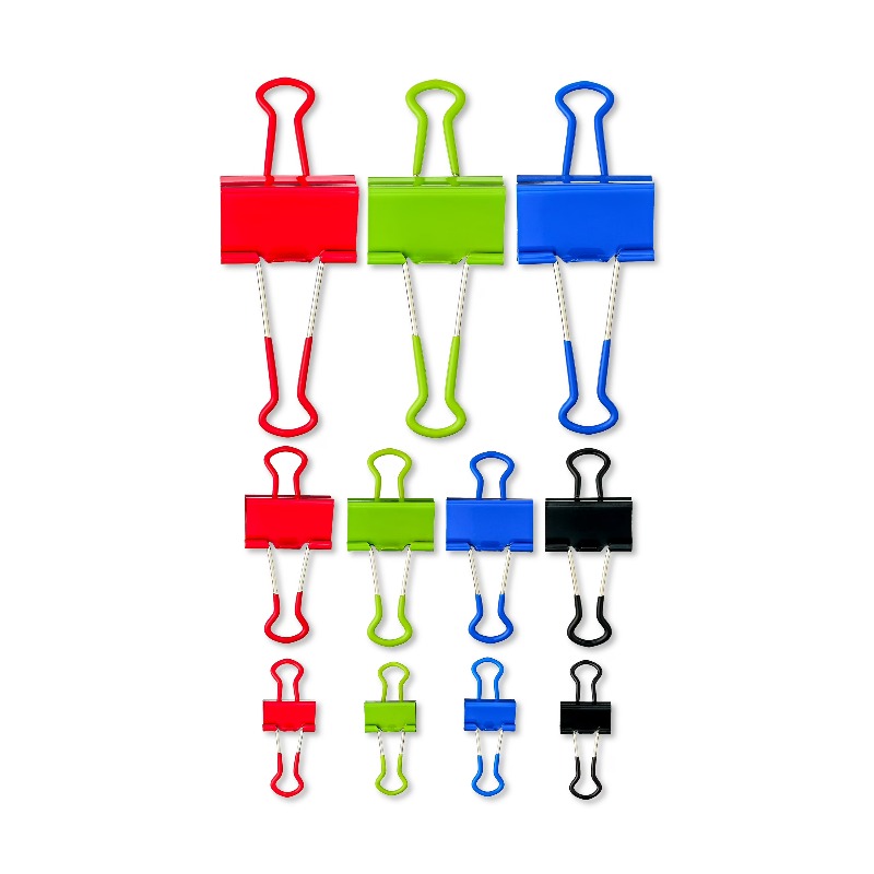 Grip Binder Clips, Assorted Co - Binder Clip Assorted 评论和价格