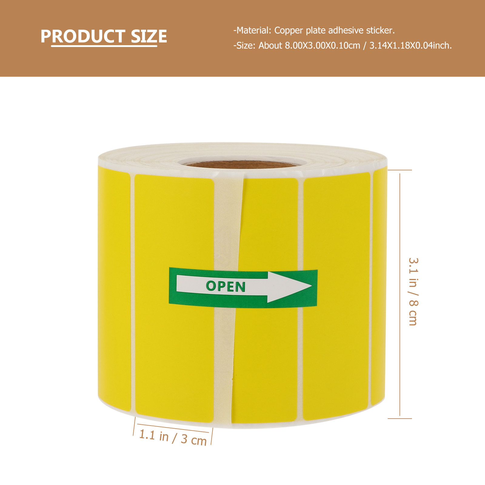 1 Roll Color Label Stickers El - Sticker Label Roll 评论和价格