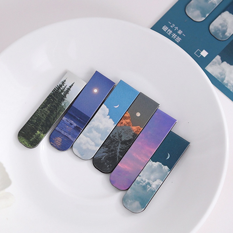 2Pcs Magnetic Bookmark Beautif - Paperclip Magnetic Set 评论和价格