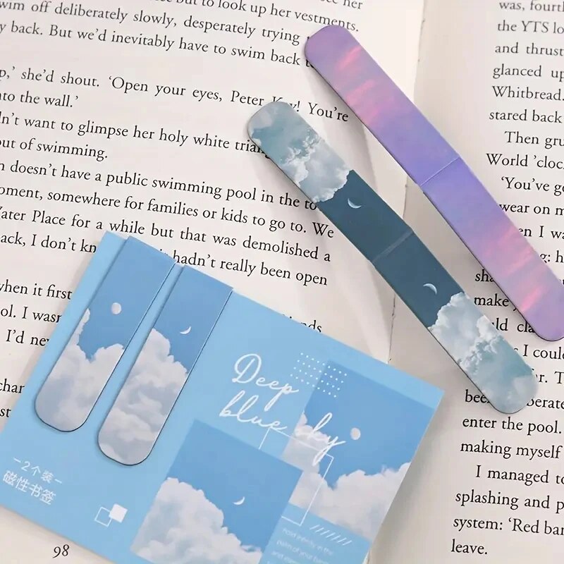 2Pcs Magnetic Bookmark Beautif - Paperclip Magnetic Set 评论和价格