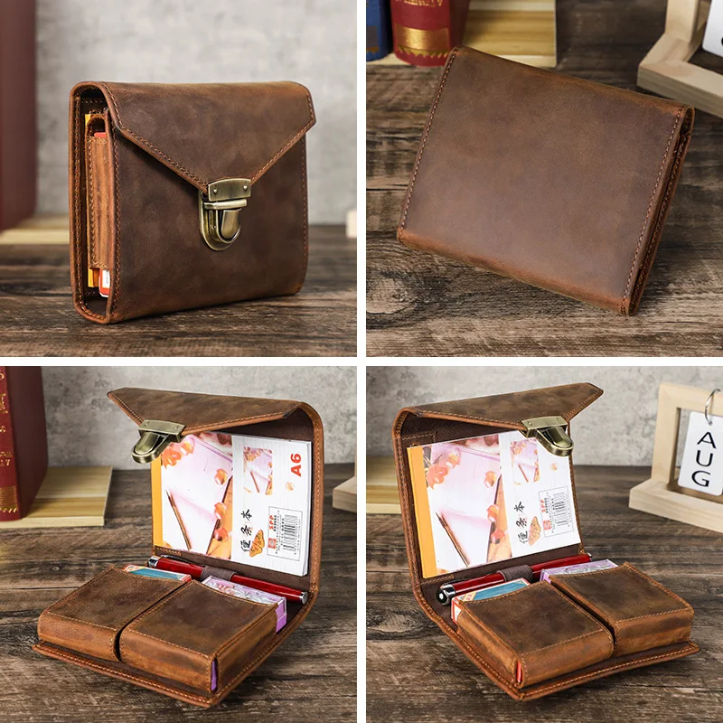 Luxury Retro Leather Notebook  - Stationery Supplies Business 评论和价格