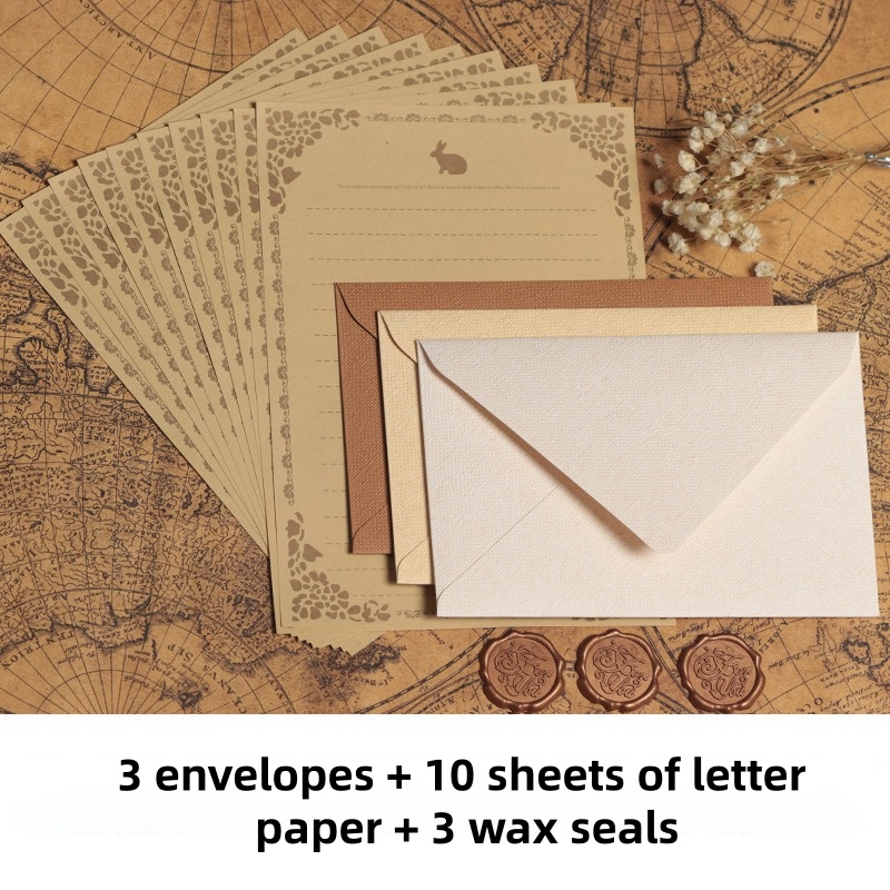 16PCS Vintage Linen Envelopes  - Letter Envelope Kraft 评论和价格