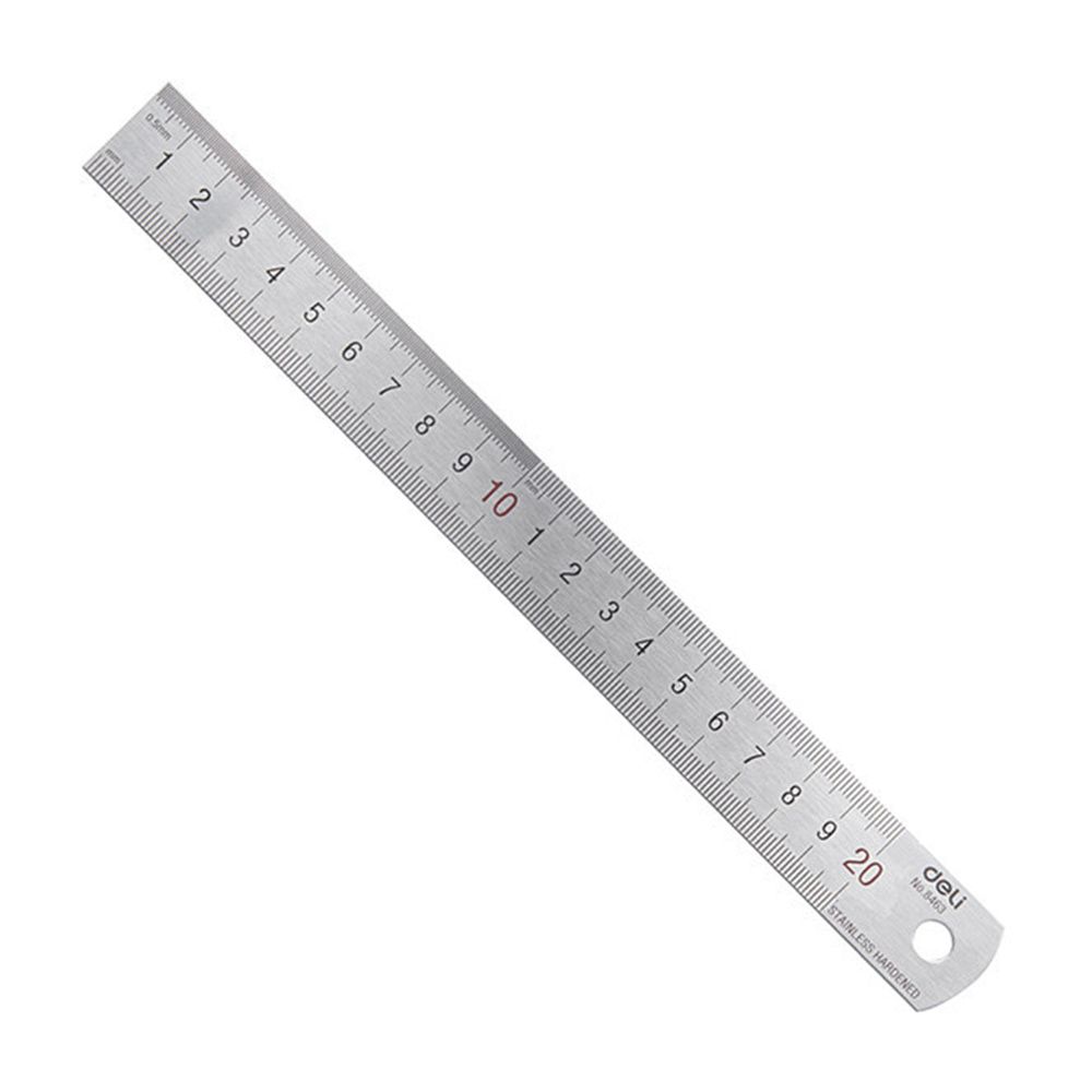 Deli 20cm Stainless Steel Meta - Stationery Office And School Supply Stores 评论和价格