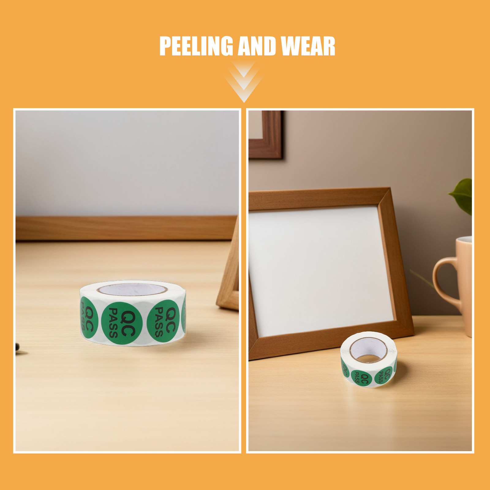5 Rolls Circle Quality Labels  - Sticker Label Roll 评论和价格
