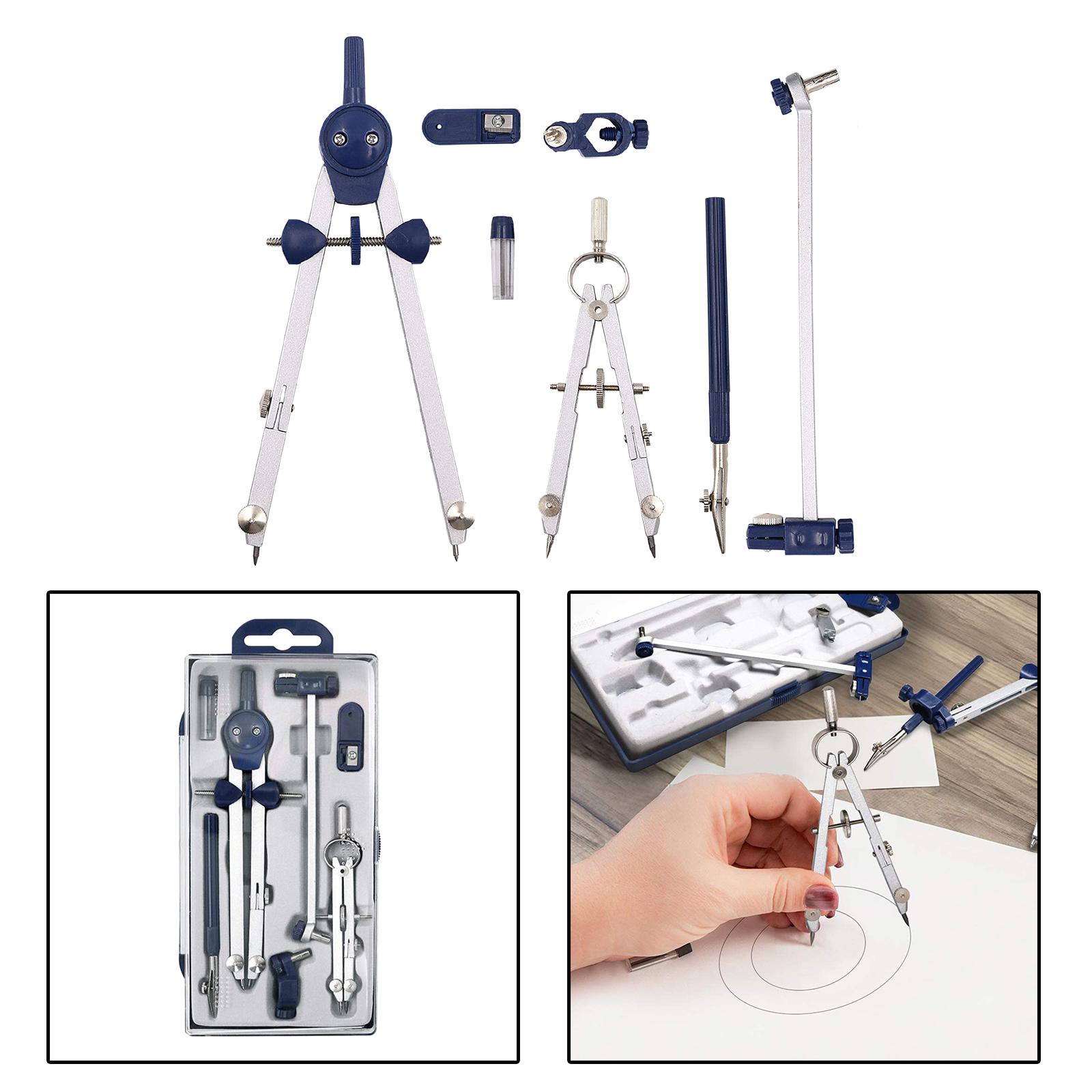7Pcs Geometry Set , Geometry P - Compass Geometry Set 评论和价格