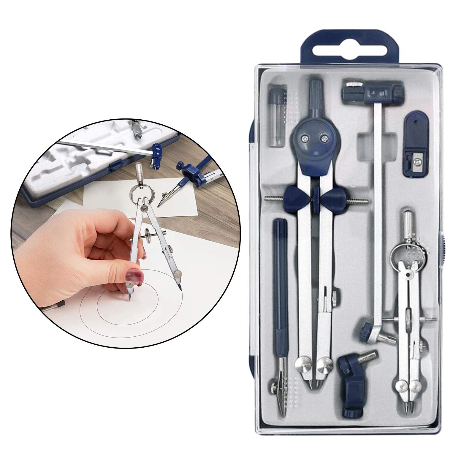 7Pcs Geometry Set , Geometry P - Compass Geometry Set 评论和价格