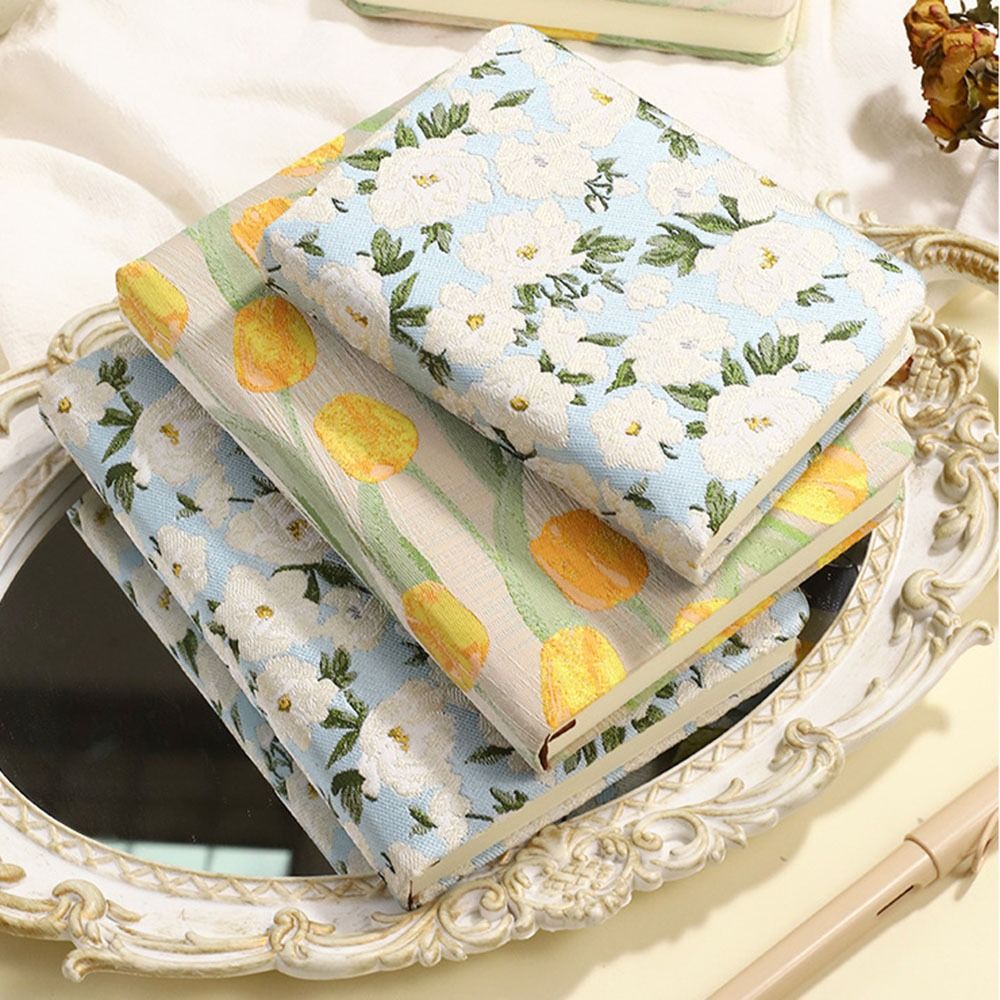 Vintage Embroidered Notebook M - Notebook Dotted A5 评论和价格