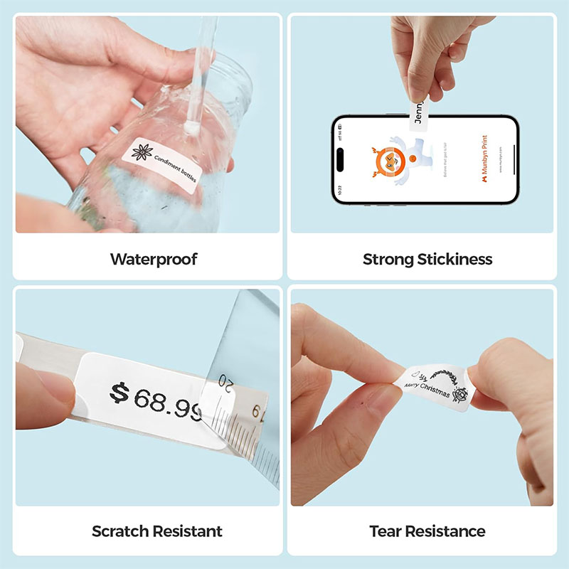 P15 Label Printer Sticker 12*4 - Label Printer Tape 评论和价格
