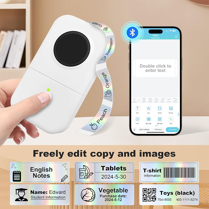 P15 Label Printer Sticker 12*4 - Label Printer Tape 评论和价格