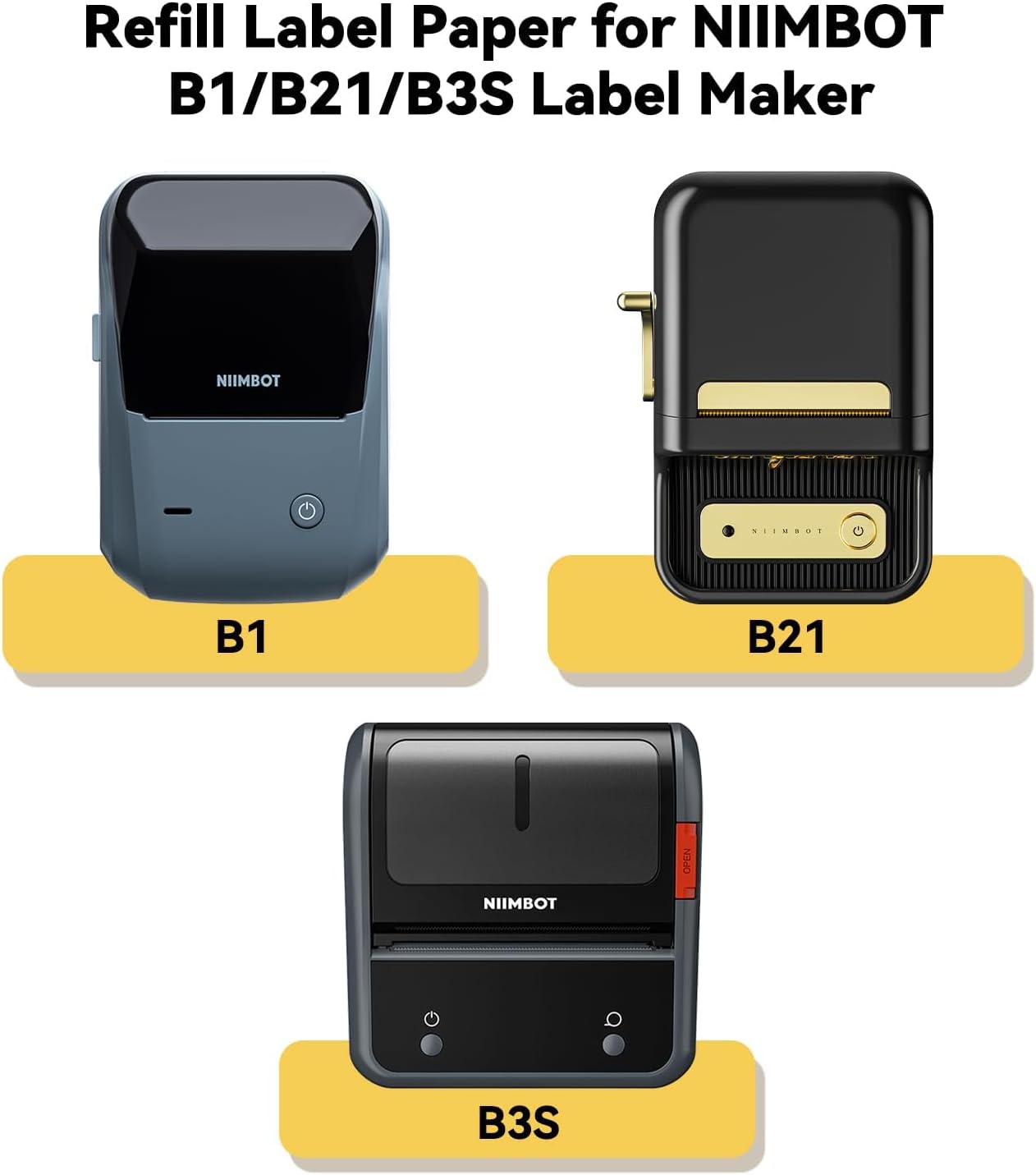 NiiMBOT B21 B1 B3S Round Label - Label Printer Tape 评论和价格