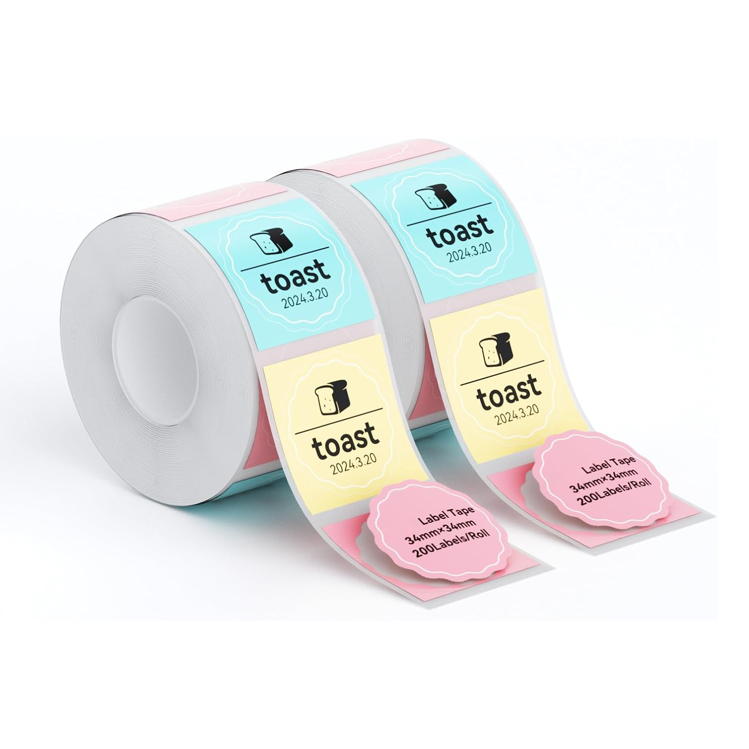 NiiMBOT B21 B1 B3S Round Label - Label Printer Tape 评论和价格