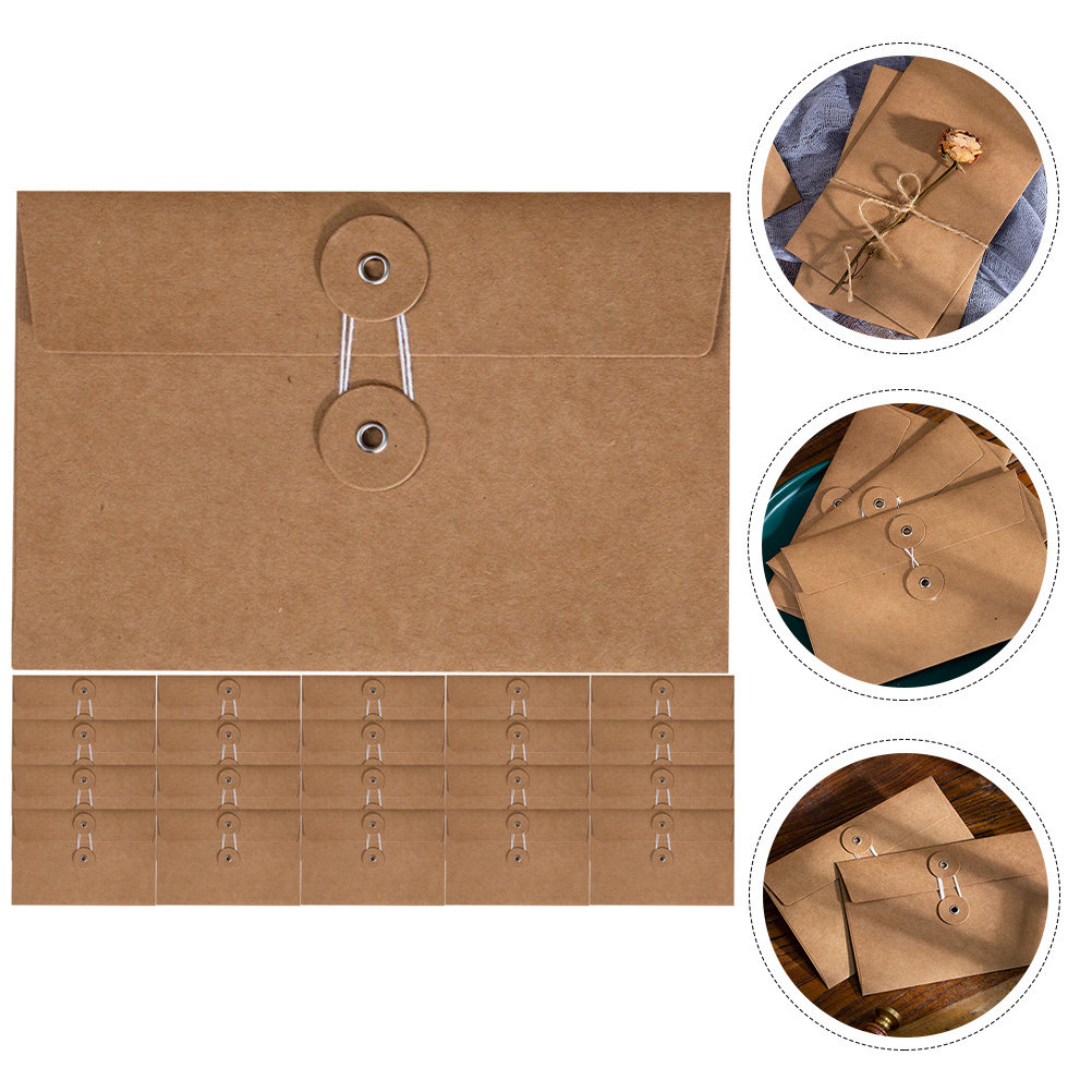 30Pcs Solid Color Envelopes Kr - Letter Envelope Kraft 评论和价格