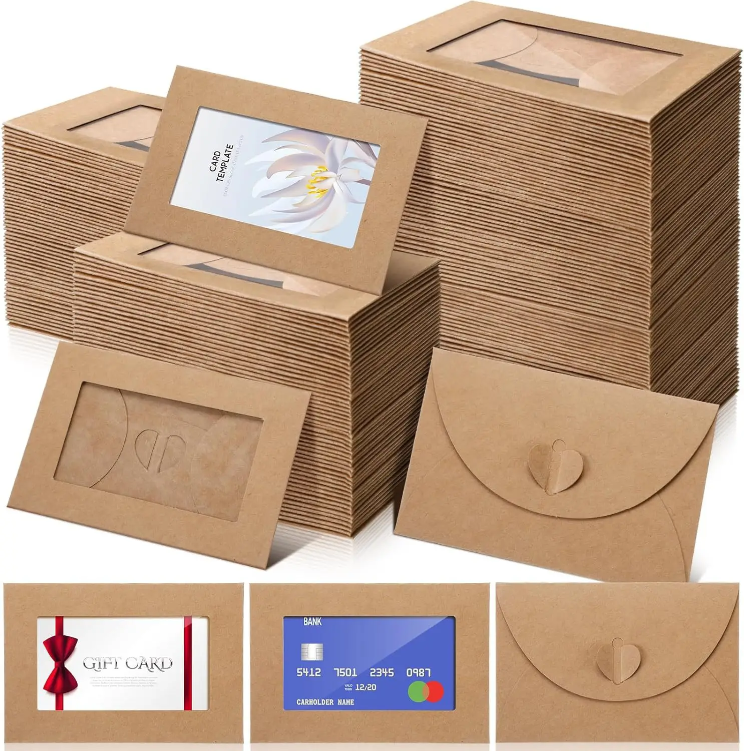 50pcs/lot 10.5X7cm Envelope Po - Letter Envelope Kraft 评论和价格