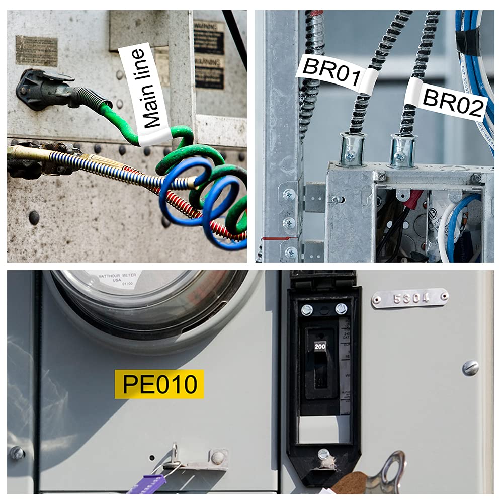 5PK Label Tape for P3100 E1000 - Label Printer Tape 评论和价格
