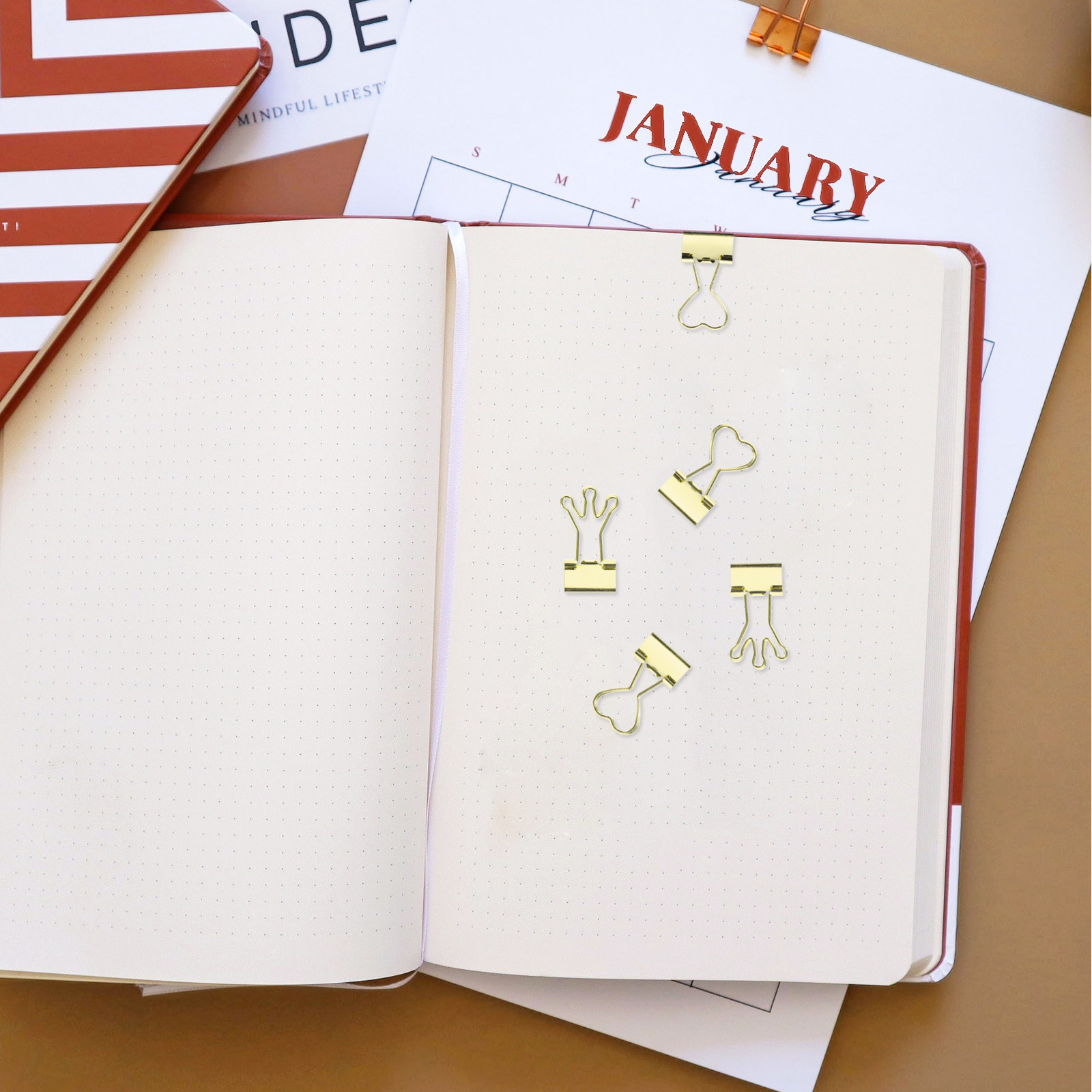 10Pcs Heart Shape Tail Binder  - Binder Clip Assorted 评论和价格