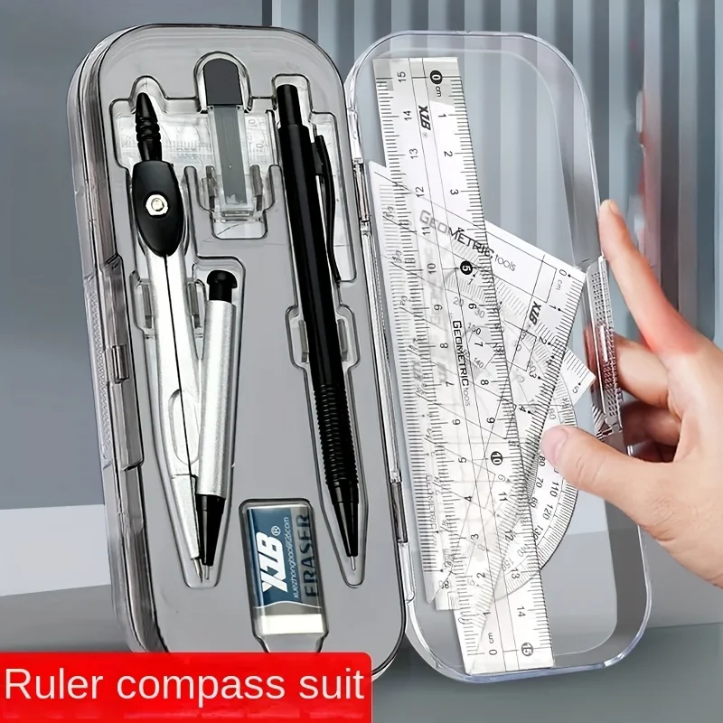 8-in-1 Mathematical Geometry K - Compass Geometry Set 评论和价格