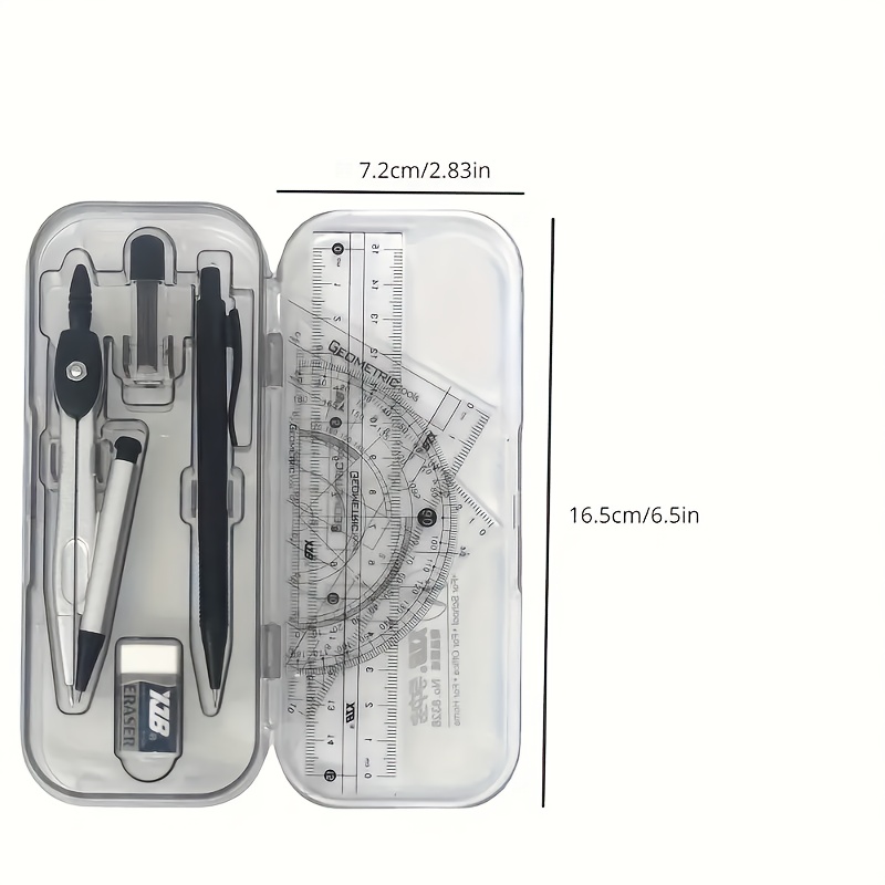 8-in-1 Mathematical Geometry K - Compass Geometry Set 评论和价格
