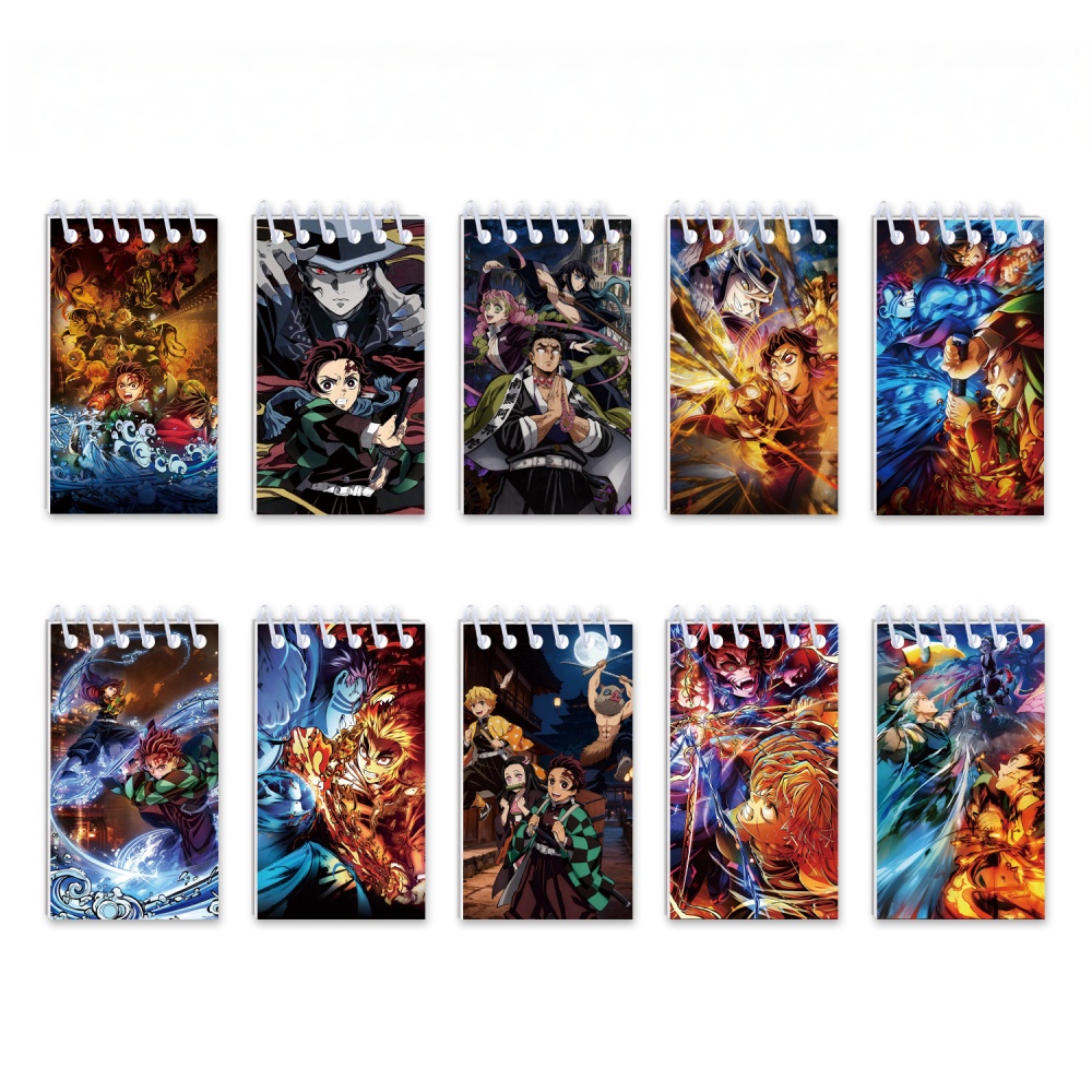 10PCS Demon Slayer Notepads. S - Stationery Office 评论和价格