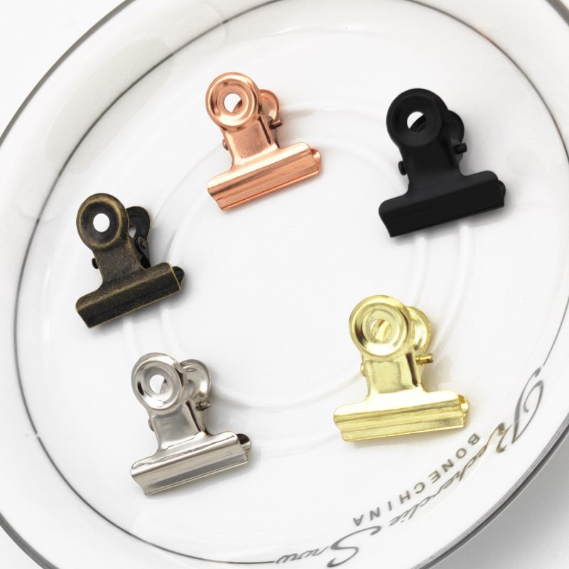 20PCS/Set 21mm*23mm Round Meta - Binder Clip Assorted 评论和价格