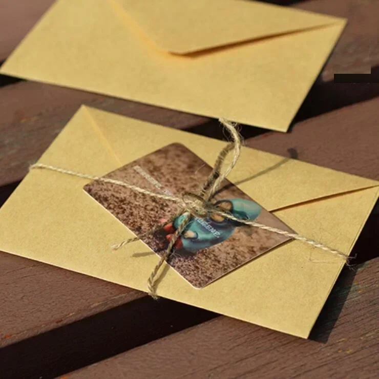 30pcs Large Triangle Fold Flap - Letter Envelope Kraft 评论和价格