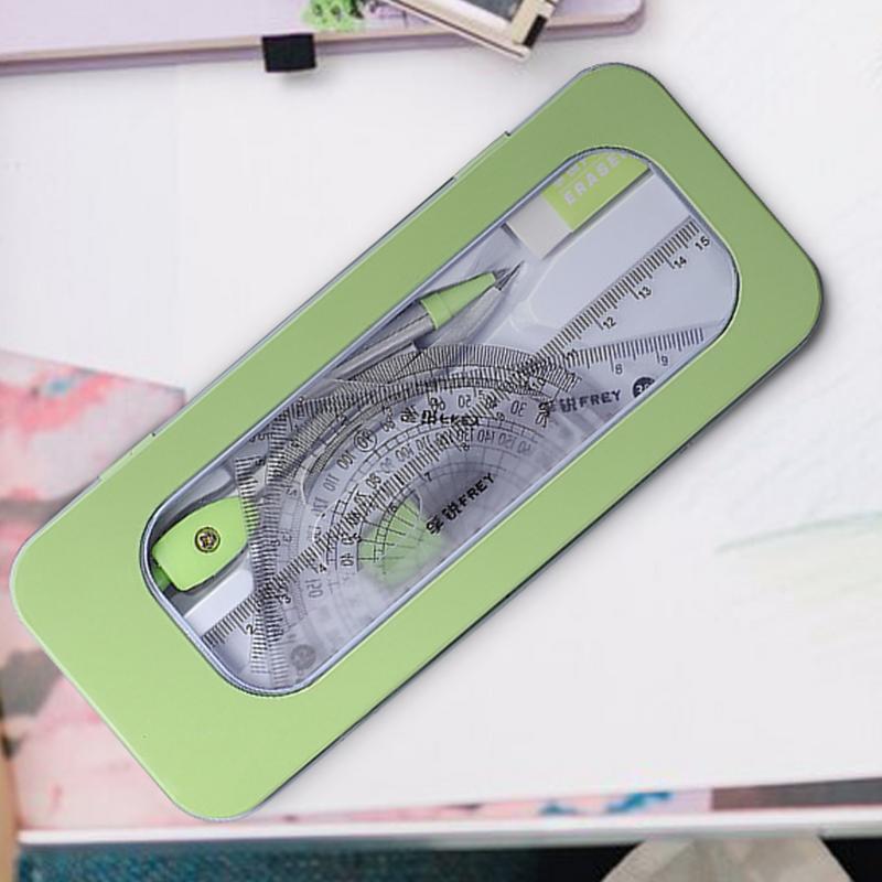 Protractor And Compass Set Mat - Compass Geometry Set 评论和价格