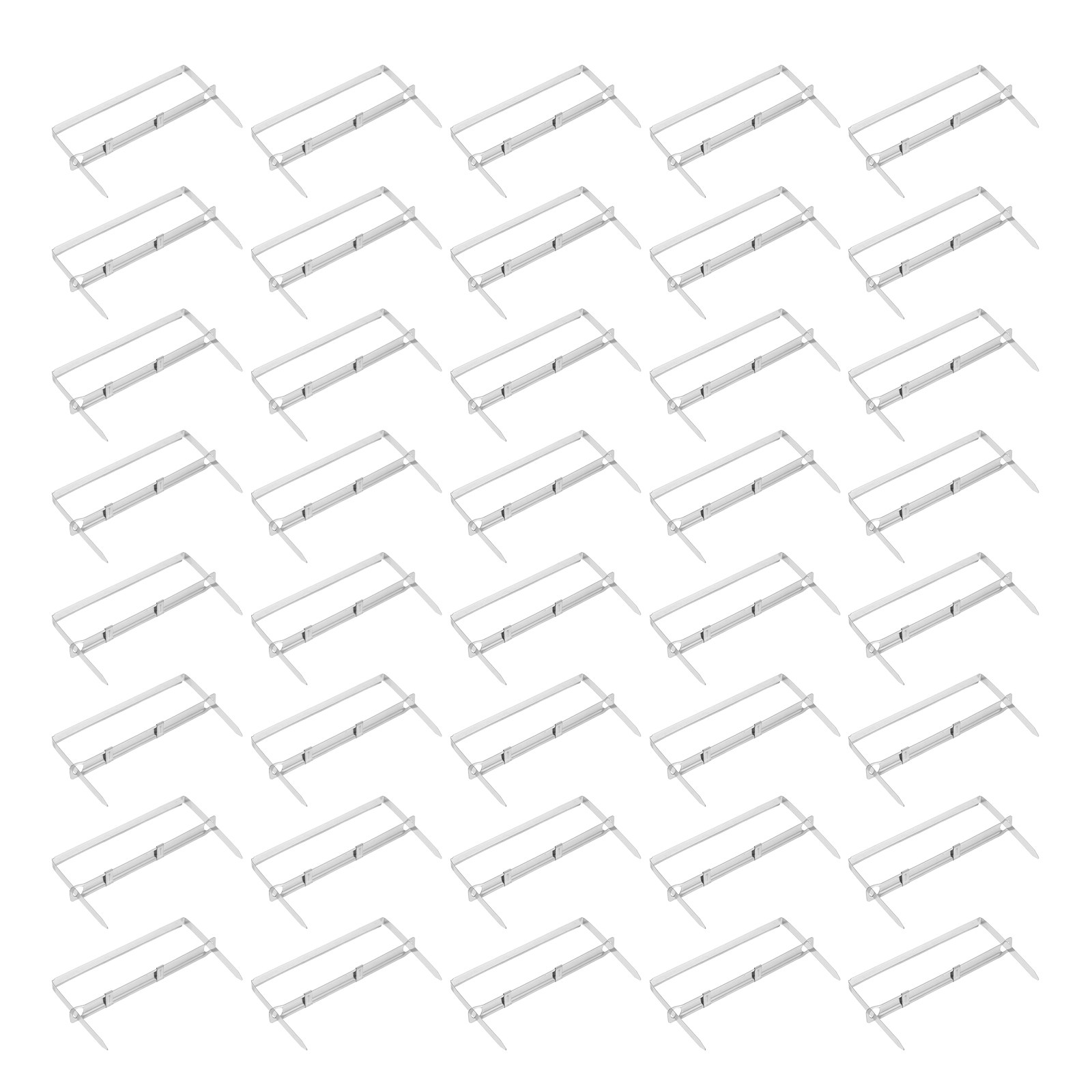 50Pcs 2 Hole Punch Prong Paper - Binder Clip Assorted 评论和价格