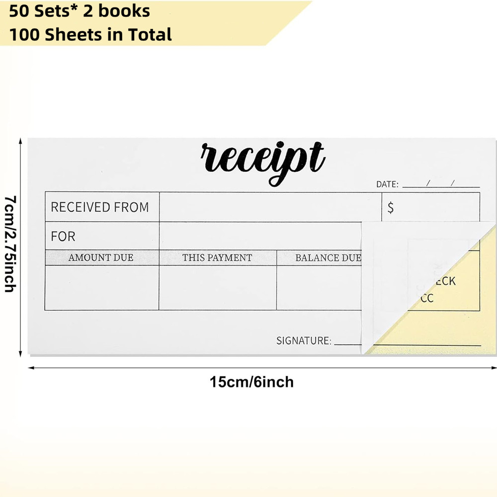 cash receipt book Carbon Copie - Carbon Copy Book 评论和价格