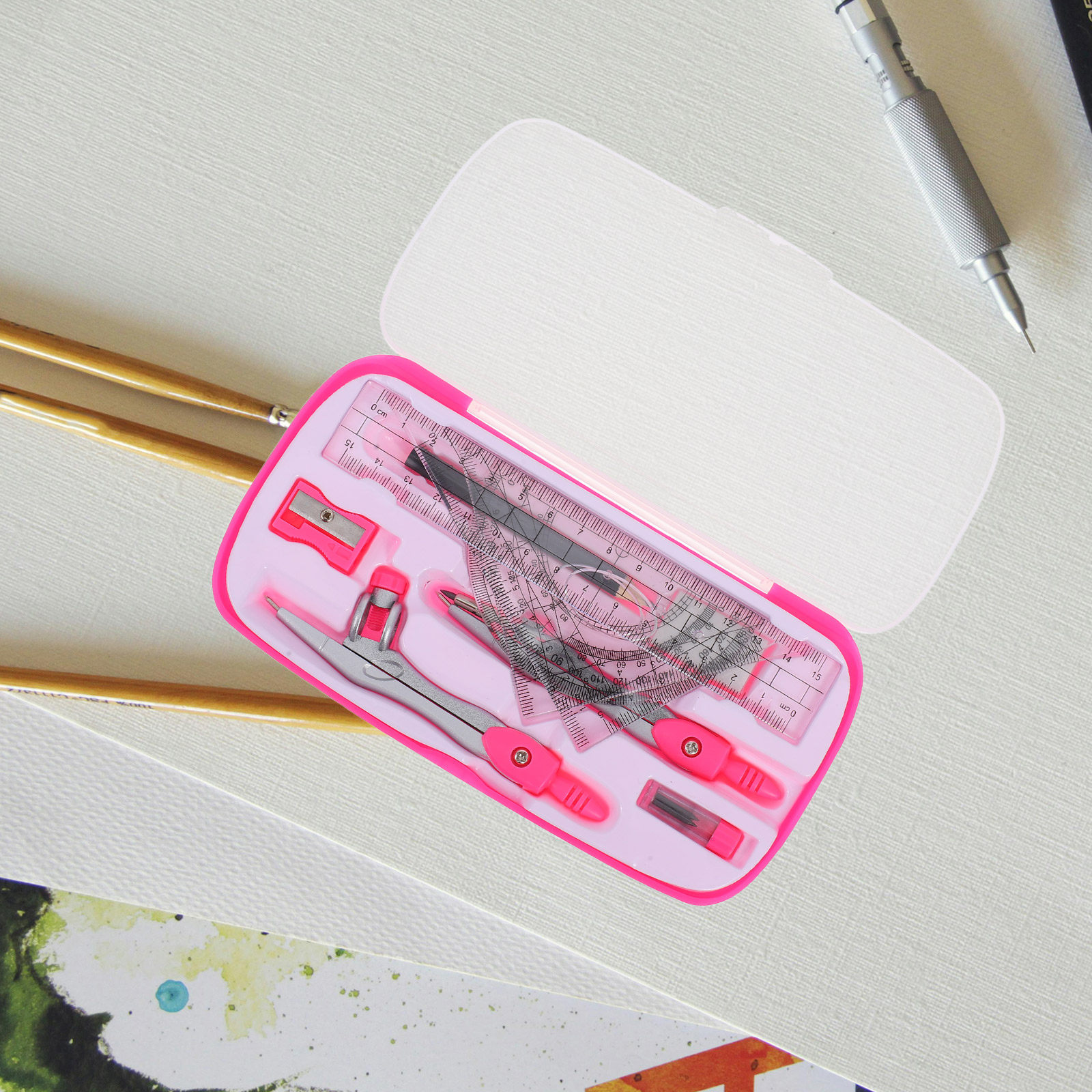 1Set Lightweight Portable Comp - Compass Geometry Set 评论和价格