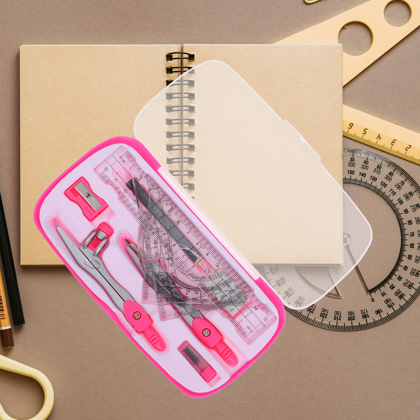 1Set Lightweight Portable Comp - Compass Geometry Set 评论和价格