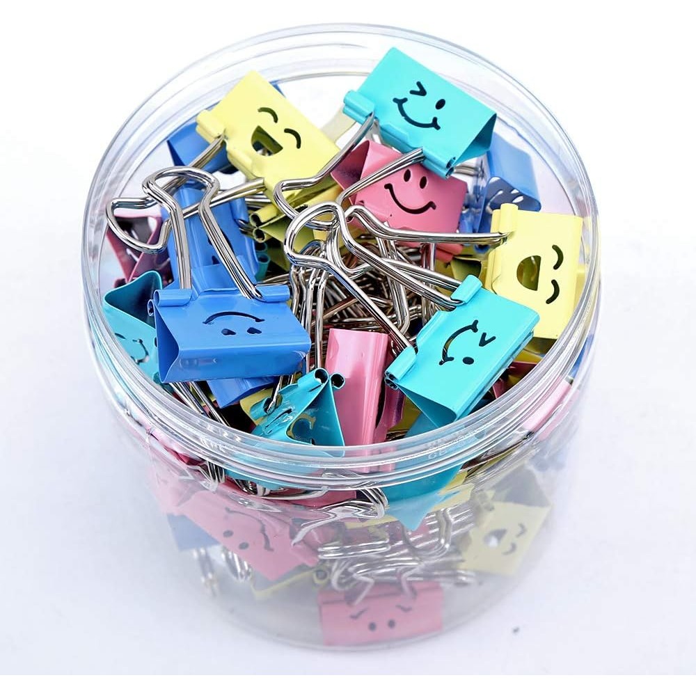 80Pcs Assorted Binder Clips, C - Binder Clip Assorted 评论和价格