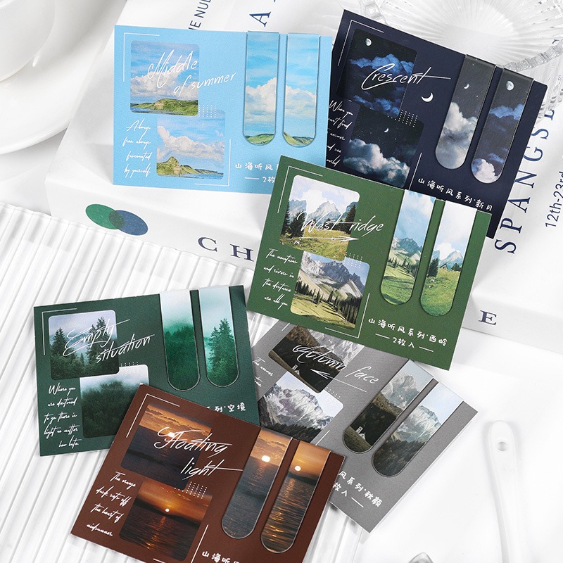 6pcs Magnetic Bookmarks Set Fa - Paperclip Magnetic Set 评论和价格