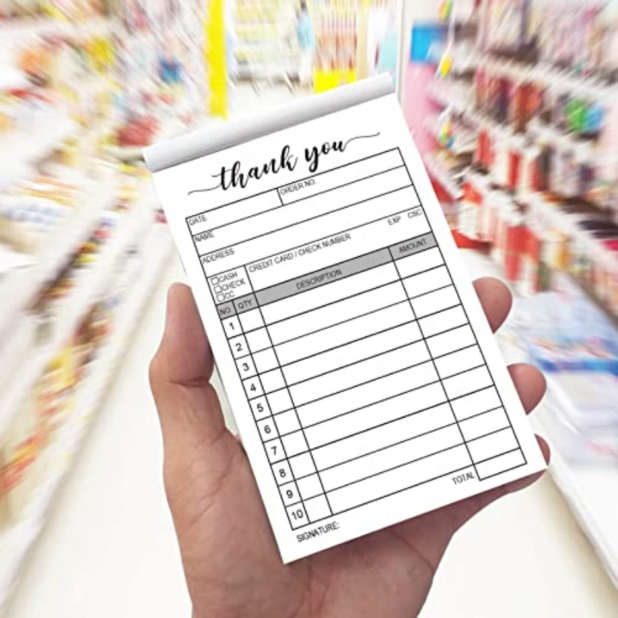 Thank You Receipt Book, 2 Pack - Carbon Copy Book 评论和价格