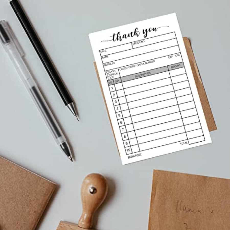 Thank You Receipt Book, 2 Pack - Carbon Copy Book 评论和价格