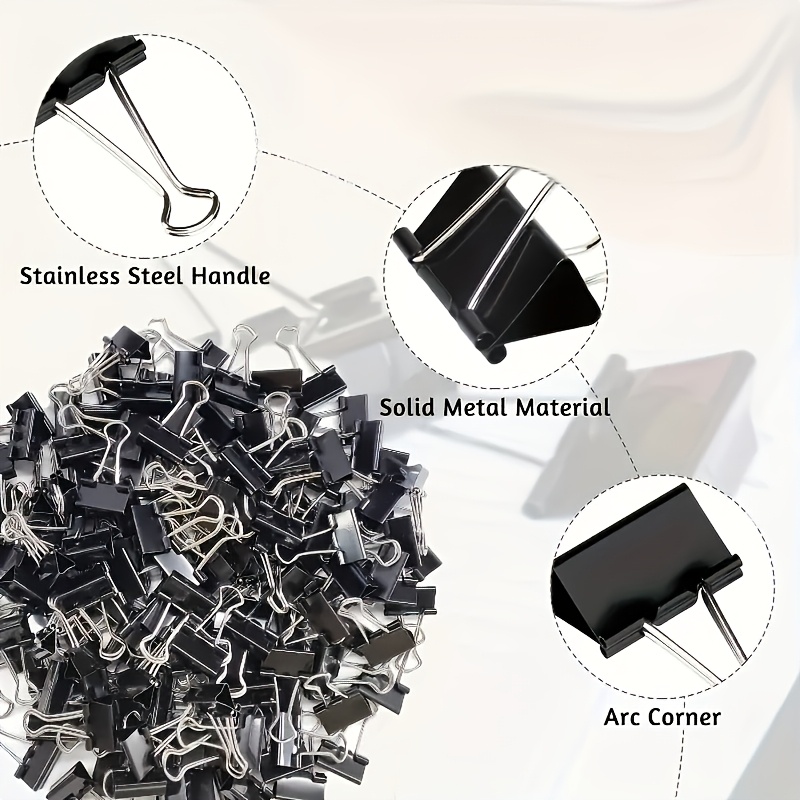 Colored & Black Binder Clips O - Binder Clip Assorted 评论和价格