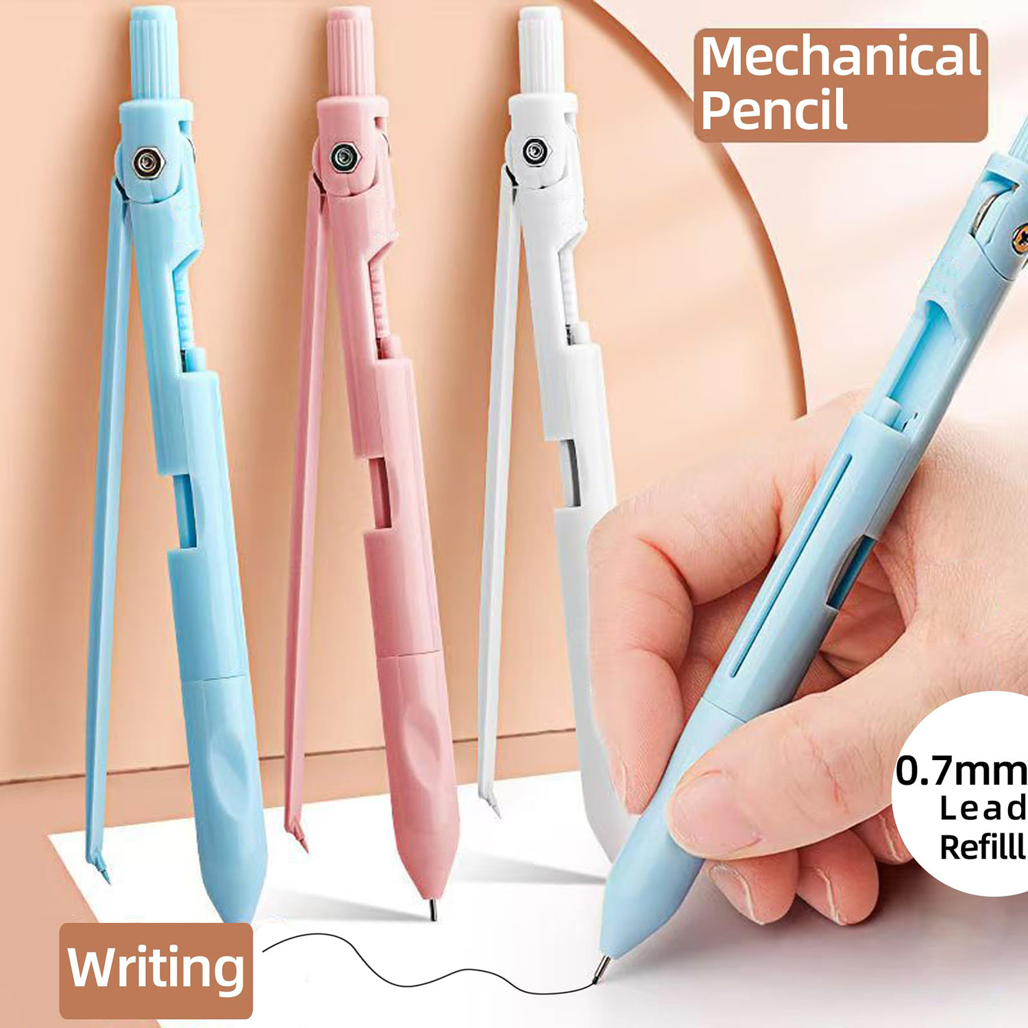 0.7mm Mechanical Pencil Geomet - Compass Geometry Set 评论和价格