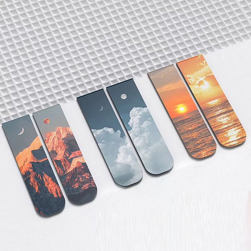 2Pcs/Set Bookmarks Beautiful N - Paperclip Magnetic Set 评论和价格